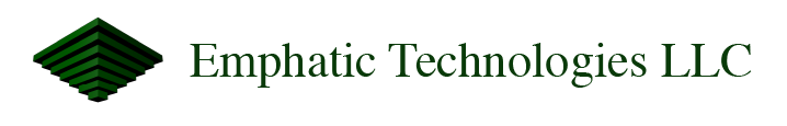 horizontal Emphatic Technologies color logo